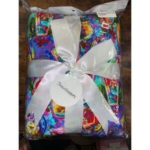 V105. Showstoppers Disney Ariel Under the Sea‎ Quilted Bamboo Blanket 50x50 NIB